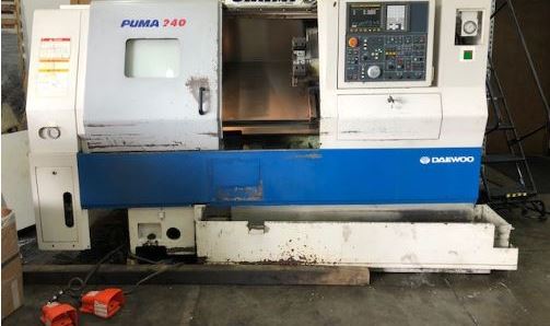 Doosan Puma 240B, Fanuc i, 8 Chk, 2 1/2 , 2005, Tailstock, Presetter