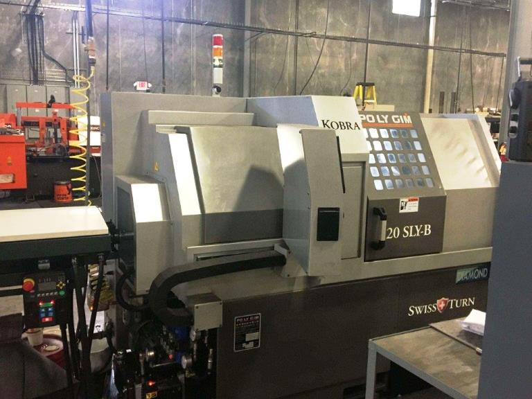 3/4 EUROTECH POLYGIM, KOBRA 20SLYB, 2015, Mits, Loader, Mits, 7-axis, sub, live