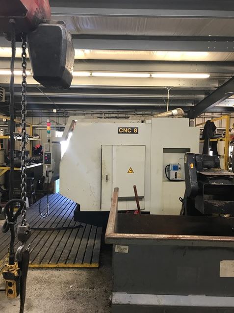 30 x 120 cc, Willis 30120-6, 6 hole, Fanuc 0iT, Post & 8 Station Turret
