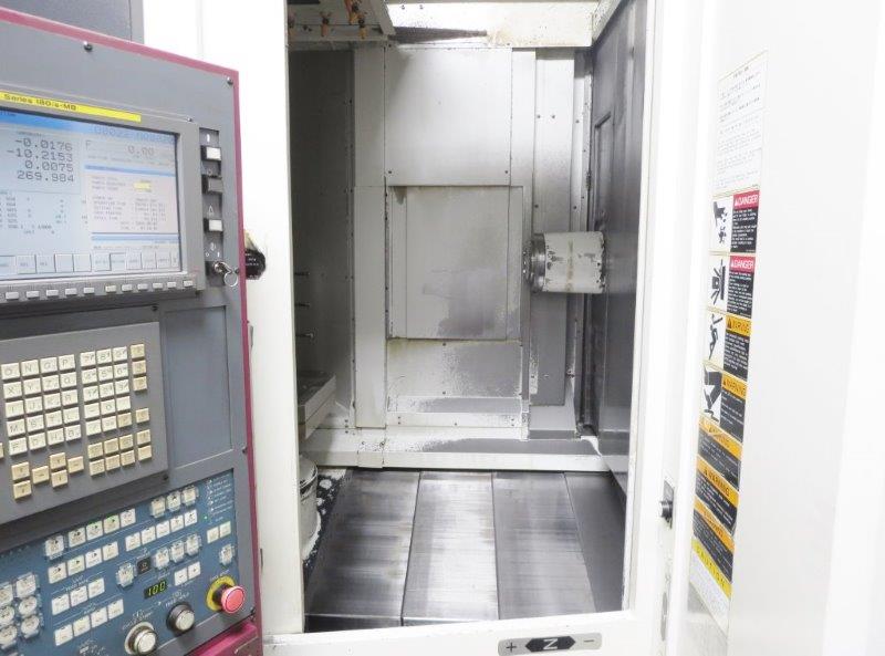 24.8 X, 24.4 Y, 27.9 Z, OKK HP500S, 2006, Fanuc 180i, Conveyor, 12,000 RPM