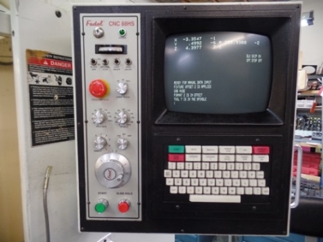 40 X, 20 Y, 28 Z, FADAL 906-1, 1995,W/ 4th axis