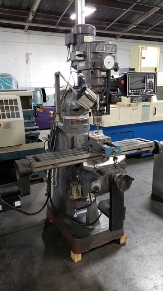Alliant, Proto Trak MX2, 10x44 table, 4250 RPM, 2hp V-S