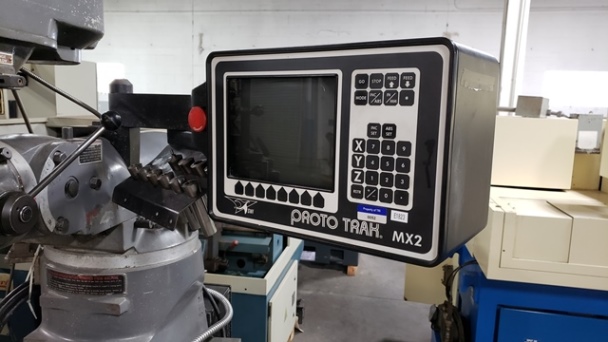 Alliant, Proto Trak MX2, 10x44 table, 4250 RPM, 2hp V-S