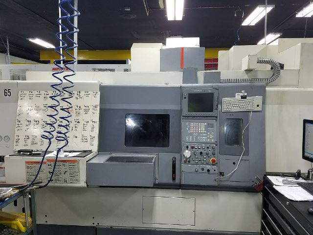 Mazak Integrex 200-3ST, Mazatrol 640MT, 8 Chk, 2 , 2003, Chip Blaster, 40 ATC