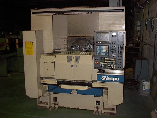 MIYANO LM-11, FANUC 0TT, 6 Chk, 1993, 4.75 TURNING, 6 SWING, 6X2 POS TURRET