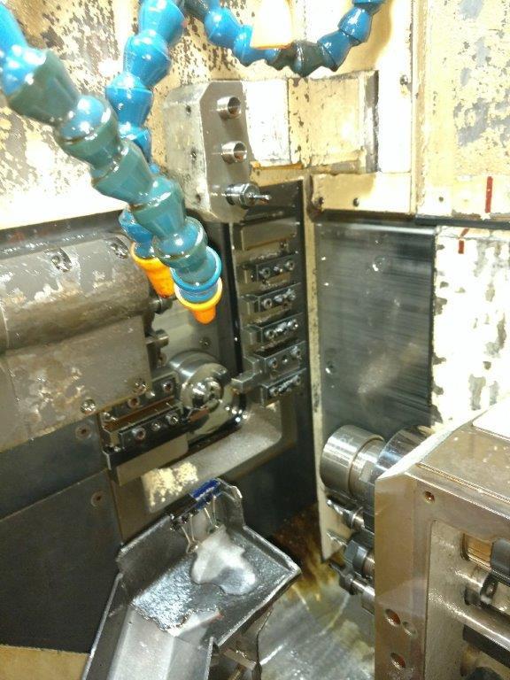 3/4 TSUGAMI BS-19B,FANUC LE-1,5 AXIS, 15 DEG INDEXING, Iemca Bar Feed