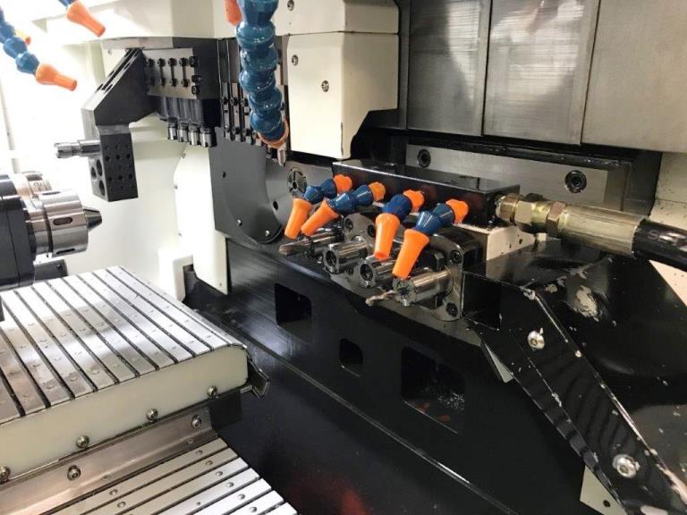 3/4 KSI SM20, FANUC 18iTB, 2009, 4 Live/6OD/5ID/2 Live ID, 3+1BW, Tracer, HPC