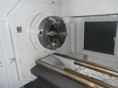 34 x 17 , Ganesh GT-3880, 2013, Fanuc Oi-TD, Tailstock, Steady Rest