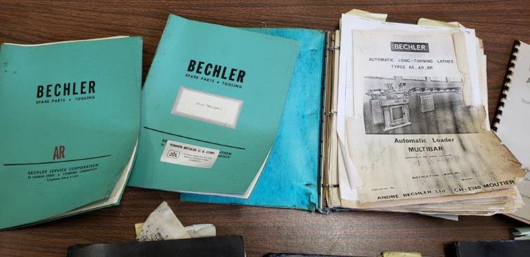 (2) 3/4 , BECHLER, BR20, Spindle Brake and Spindle Indexing, Auto Loader