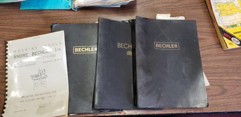 (2) 3/4 , BECHLER, BR20, Spindle Brake and Spindle Indexing, Auto Loader