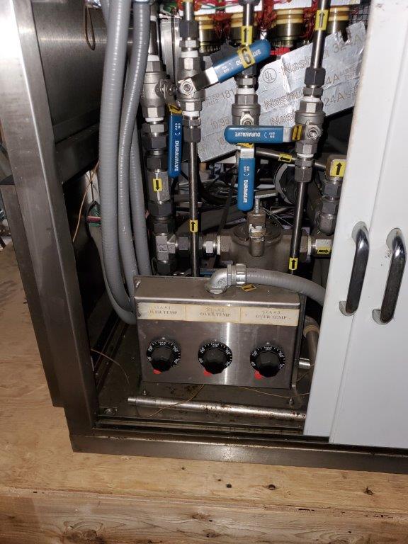 Crest Ultrasonic OC4-1218-HE, 2000, 12x18x10 , 4-stn, 3-Heated/rotating baskets
