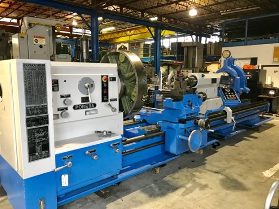 53 x 160 cc, Poreba TR135B2/4M, 1988, Tailstock, 39 Chuck, QC Toolpost