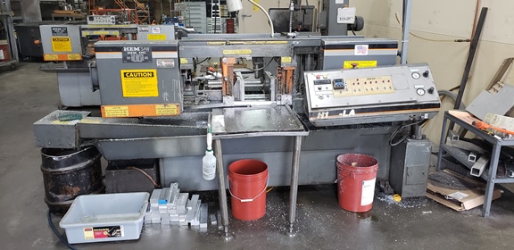 14 x 16 , HEM H105-LA, 1999, Chip Auger, Feed Table, Auto Feed