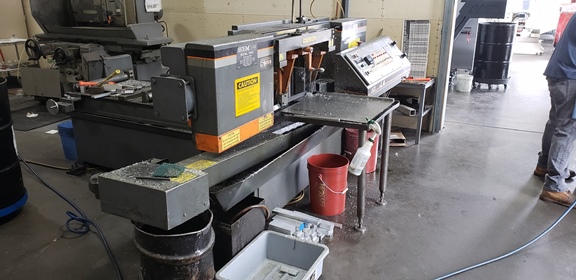 14 x 16 , HEM H105-LA, 1999, Chip Auger, Feed Table, Auto Feed
