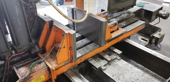 14 x 16 , HEM H105-LA, 1999, Chip Auger, Feed Table, Auto Feed