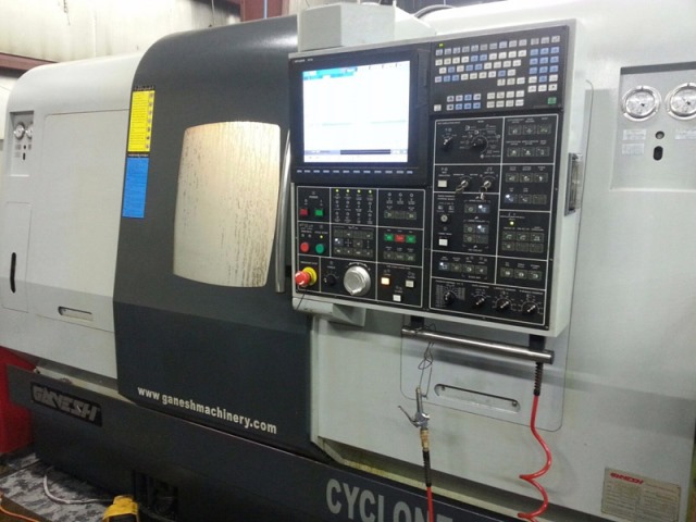2 3/4 Ganesh Cyclone 70TTMY, Mitsubishi M720, 10 Chk, 2013, Full Y & C Axis