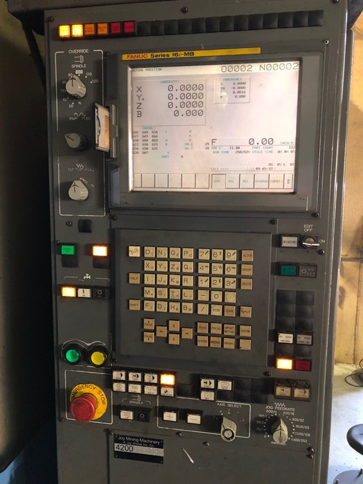 53 X, 45 Y, 45 Z, Toyoda FA-800, 2006, Fanuc 16iM, Conveyor, Pallet Changer, HPC