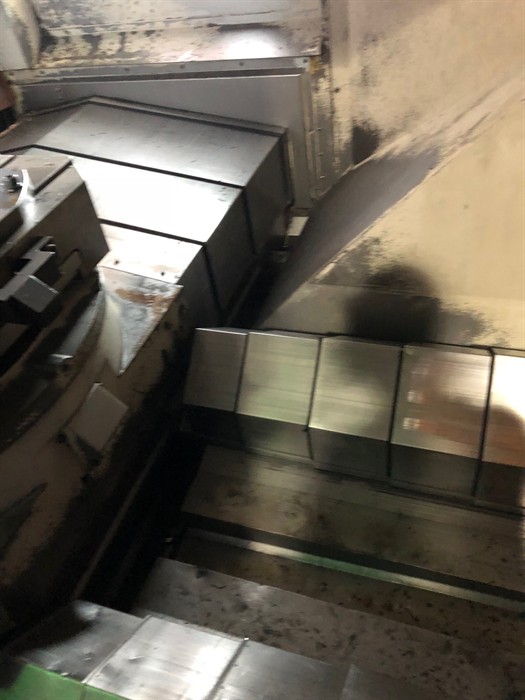 53 X, 45 Y, 45 Z, Toyoda FA-800, 2006, Fanuc 16iM, Conveyor, Pallet Changer, HPC
