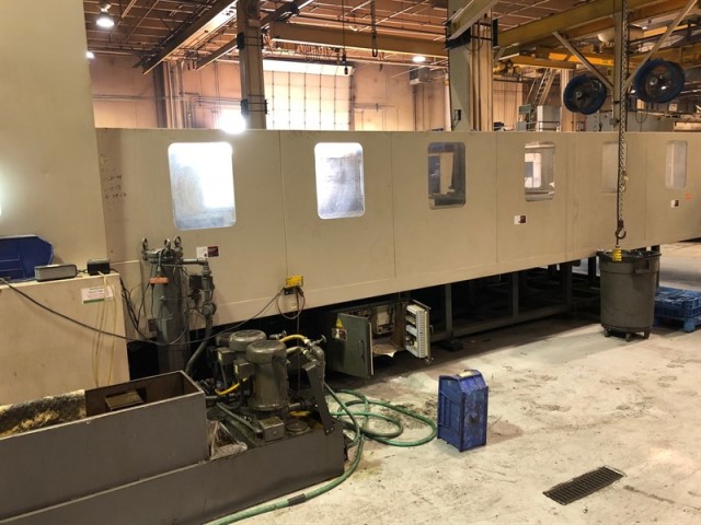 53 X, 45 Y, 45 Z, Toyoda FA-800, 2006, Fanuc 16iM, Conveyor, Pallet Changer, HPC