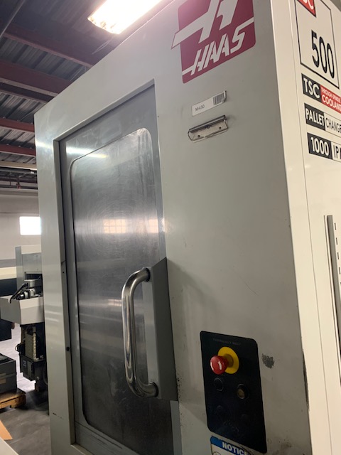 20 X, 14 Y, 20 Z, HAAS MDC-500, 2006, Coolant thru, rotary pallets