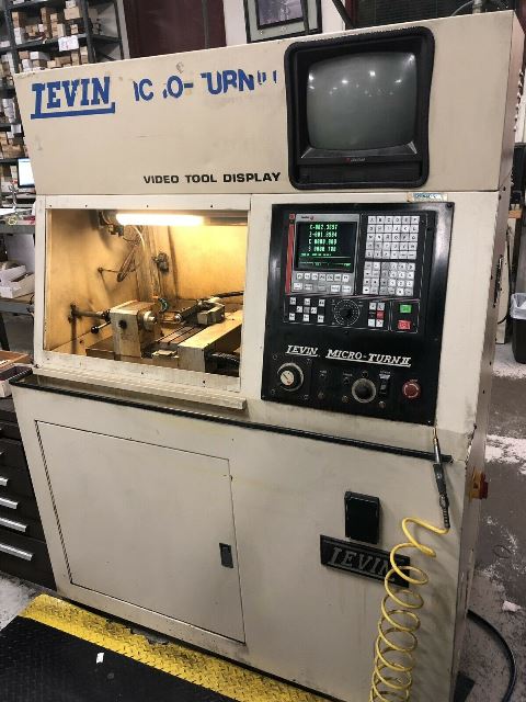 5/16 Levin Micro Turn II, Fagor Control, C-Axis, Live Cross, Barfeed