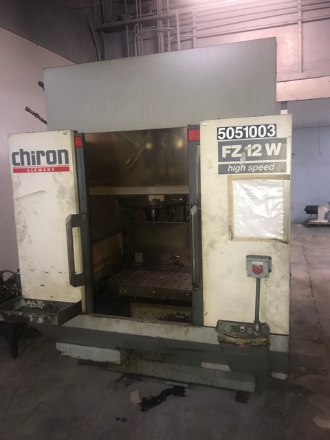 21 X, 11 Y, 16 Z, Chiron FZ12W, 1996, Fanuc 3-axis