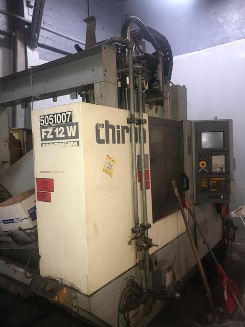 21 X, 11 Y, 16 Z, Chiron FZ12W, 1997, Fanuc 3-axis