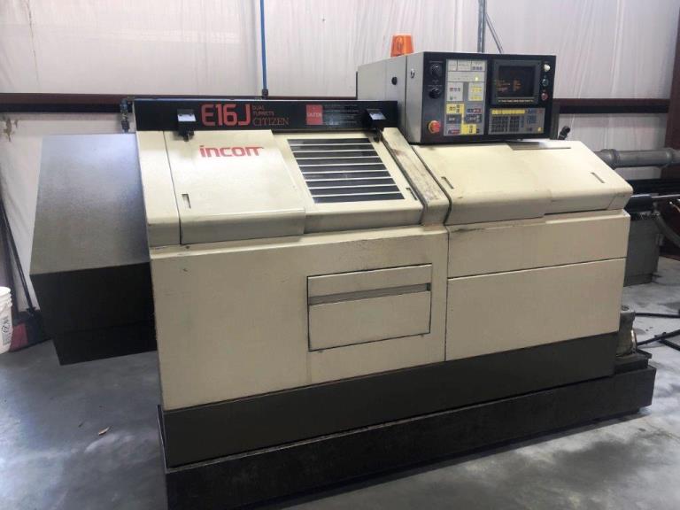 5/8 , CITIZEN E16J, Mits Cntrl, 1993, 5-Axis, C-Axis, LNS Hydrobar