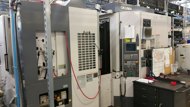 22 X, 24 Y, 24 Z, Okuma MA400HA, 2004, 154 ATC, 12000 RPM, Full 4TH, TSC