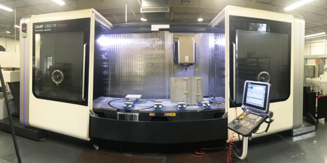 102 X, 43 Y, 35 Z, DMG MORI DMF 260II LINEAR, 2014, 126 x 43.3 Table