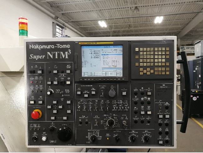 Nakamura Tome Super NTM3, Fanuc 16iTB, 2 , 2010, Dual Spindle, Barfeed, HPC