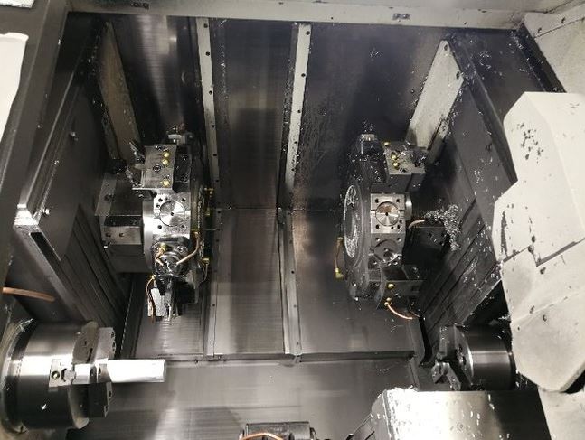 Nakamura Tome Super NTM3, Fanuc 16iTB, 2 , 2010, Dual Spindle, Barfeed, HPC