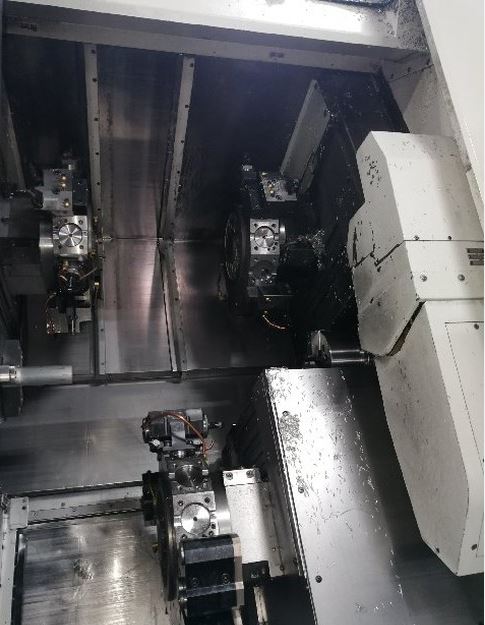 Nakamura Tome Super NTM3, Fanuc 16iTB, 2 , 2010, Dual Spindle, Barfeed, HPC
