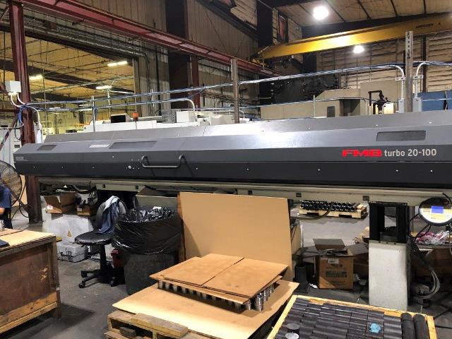4 Dia cap, FMB Turbo 20-100, 13', as-new, installed 2018, 90 & 70mm channels