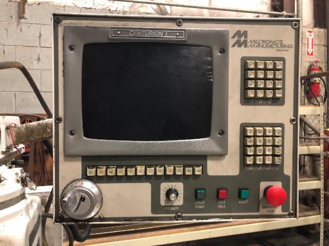 50 x 12 Milltronics Partner VK4 Series F, Centurion Control, Power Feed Knee