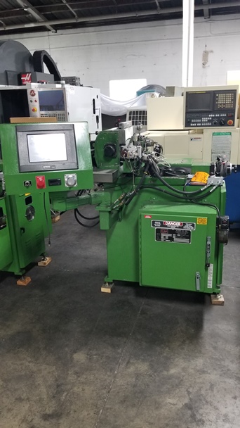 GLEBAR PG-9CRG, 2010, PLC, 2 dia cap, Grinding wheel 9 x 12-5/8 , Plunge Form