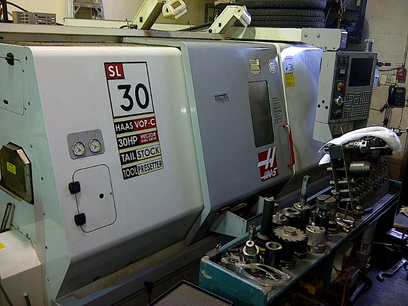 Haas SL-30T Haas, 3 , 2002, Auger, Tailstock, 40 GB Drive