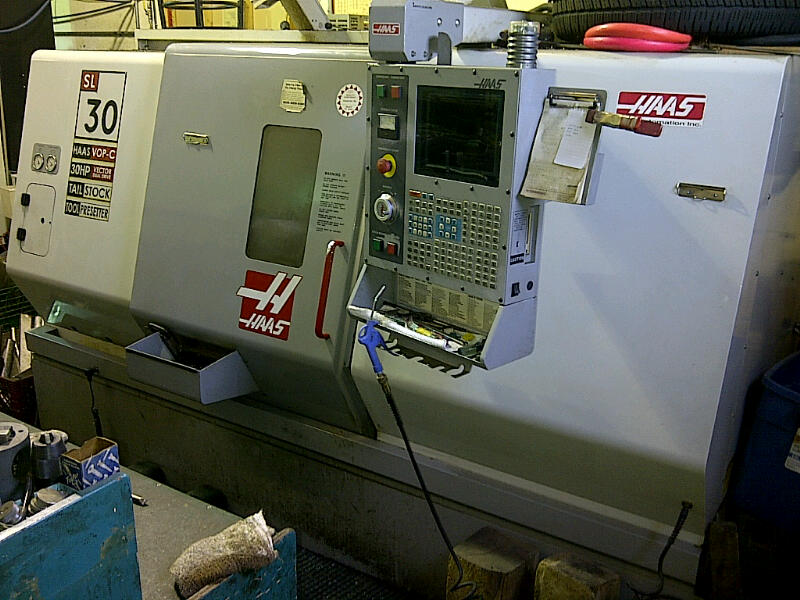 Haas SL-30T Haas, 3 , 2002, Auger, Tailstock, 40 GB Drive
