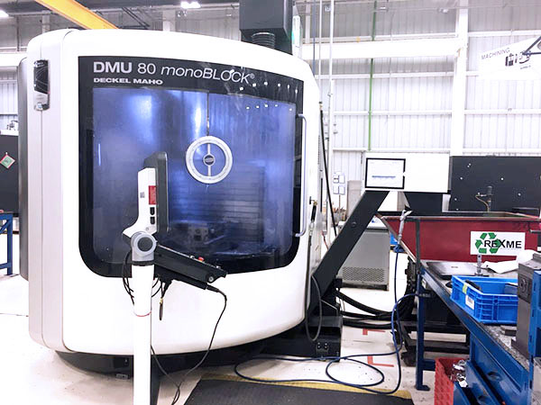 38 X, 24 Y, 24 Z, DMG DMU 80 Monoblock, 2013, ITNC 530, C-Axis, Rotary Table