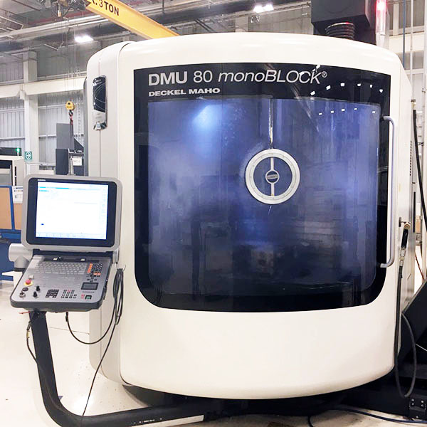 38 X, 24 Y, 24 Z, DMG DMU 80 Monoblock, 2013, ITNC 530, C-Axis, Rotary Table