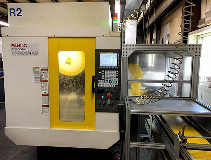 Fanuc Robodrill D21MiA5, Fanuc 31iB5, 2013, Robotic Work Cell, 24,000RPM