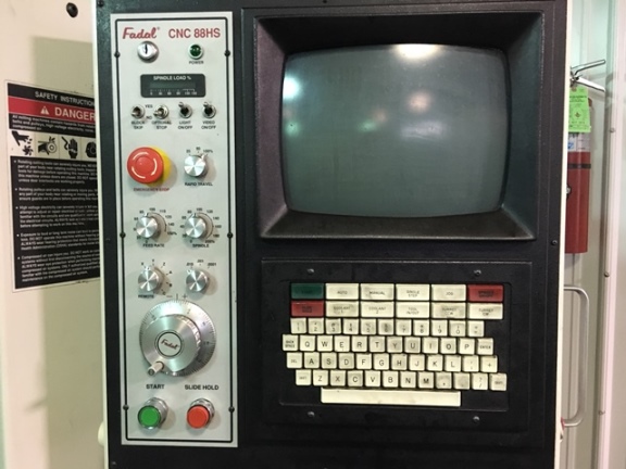 40 X, 20 Y, 20 Z, Fadal 4020HT, 88HS CNC Control, 1997, Rigid Tapping,