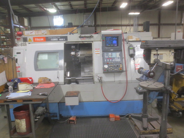 Mazak SQT-18MS, Mazatrol, 10 Chk, 2 1/2 , 1996, SMW Spacesaver, Presetter