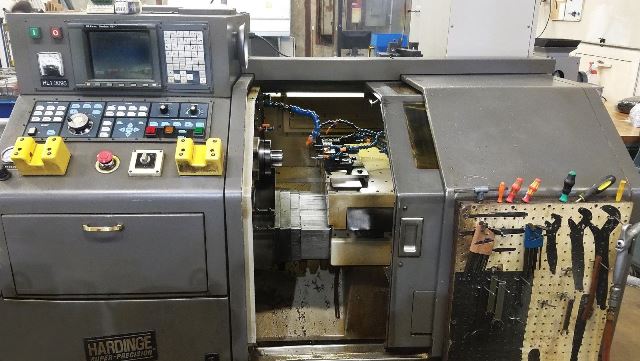 HARDINGE CONQUEST GT-super precision, FANUC 18T, 1-1/16 , 1997, Hyd bar feed