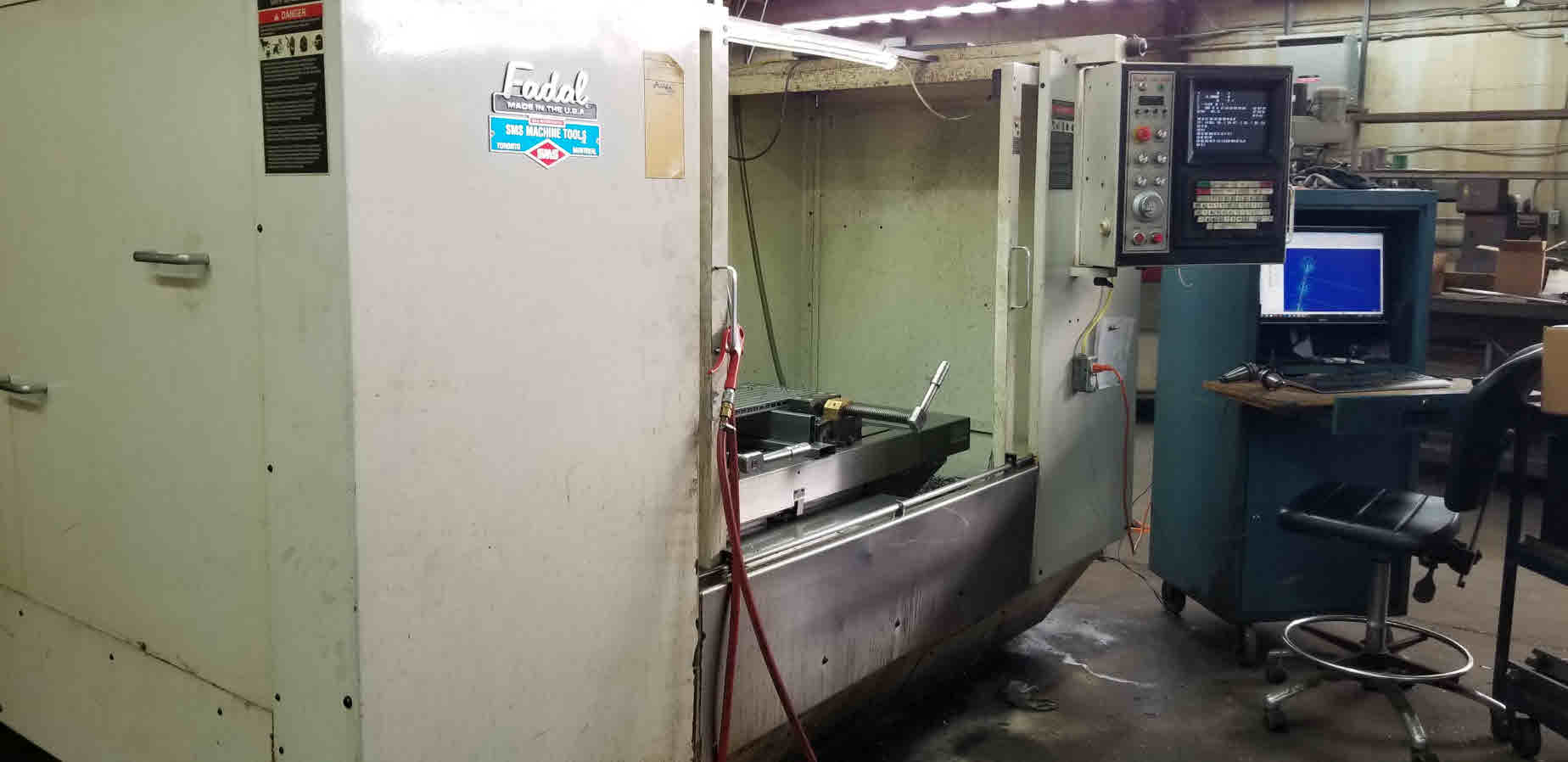 40 X, 20 Y, 20 Z, Fadal 4020, 1994, Spindle Cooler, 10,000 RPM, CT40