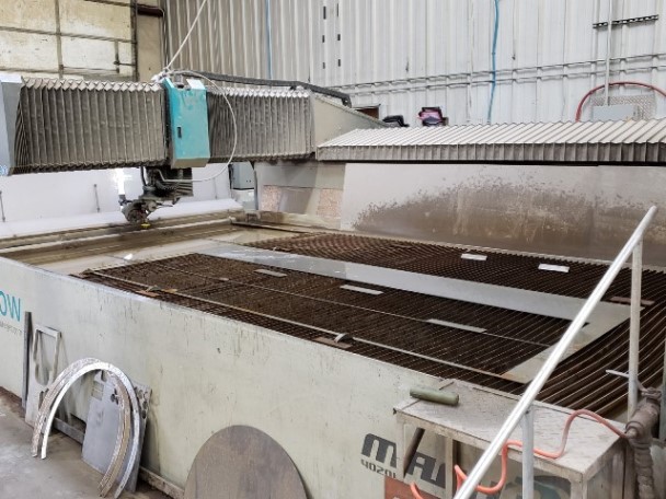 Flow M3B 4020, 2014, 5 axis head, Flowteach Control