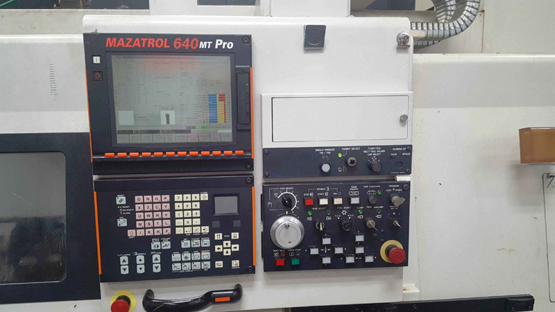 Mazak Integrex 2003ST, Mazatrol 640MT, 2 , 2004, Collet Chuck, Iemca Bar Loader