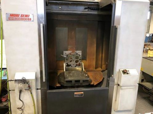 41.3 X, 35.4 Y, 38.6 Z, MORI SEIKI NH-6300 DCG II, 2011, HP TSC, Probe, 120 ATC