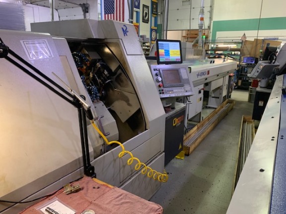 1-1/4 , CITIZEN M32V, 2004, 10-axis, Gang & Turret Y-axis, Bar Loader