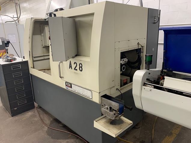 1-1/2 KSI SQC38, Fanuc 18iTB, 2006, 4Live/6OD/5+1+2ID/1+3BW, C Main/Sub, loader